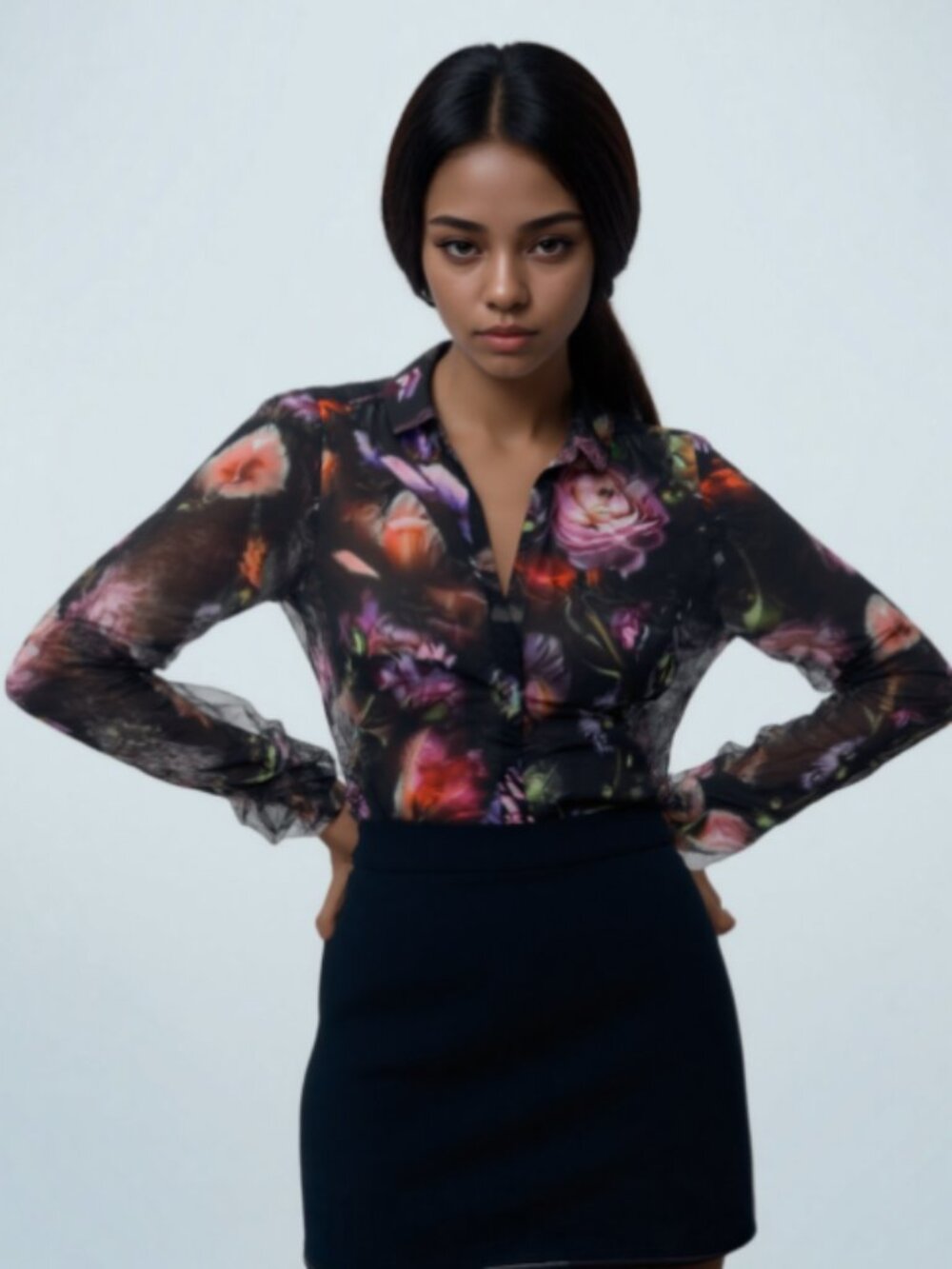 Malinda Shadow Floral Shirt, by Ted Baker